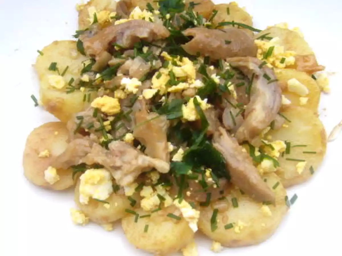 1 ? par personne : salade canaille de pieds de porc et pommes de terre