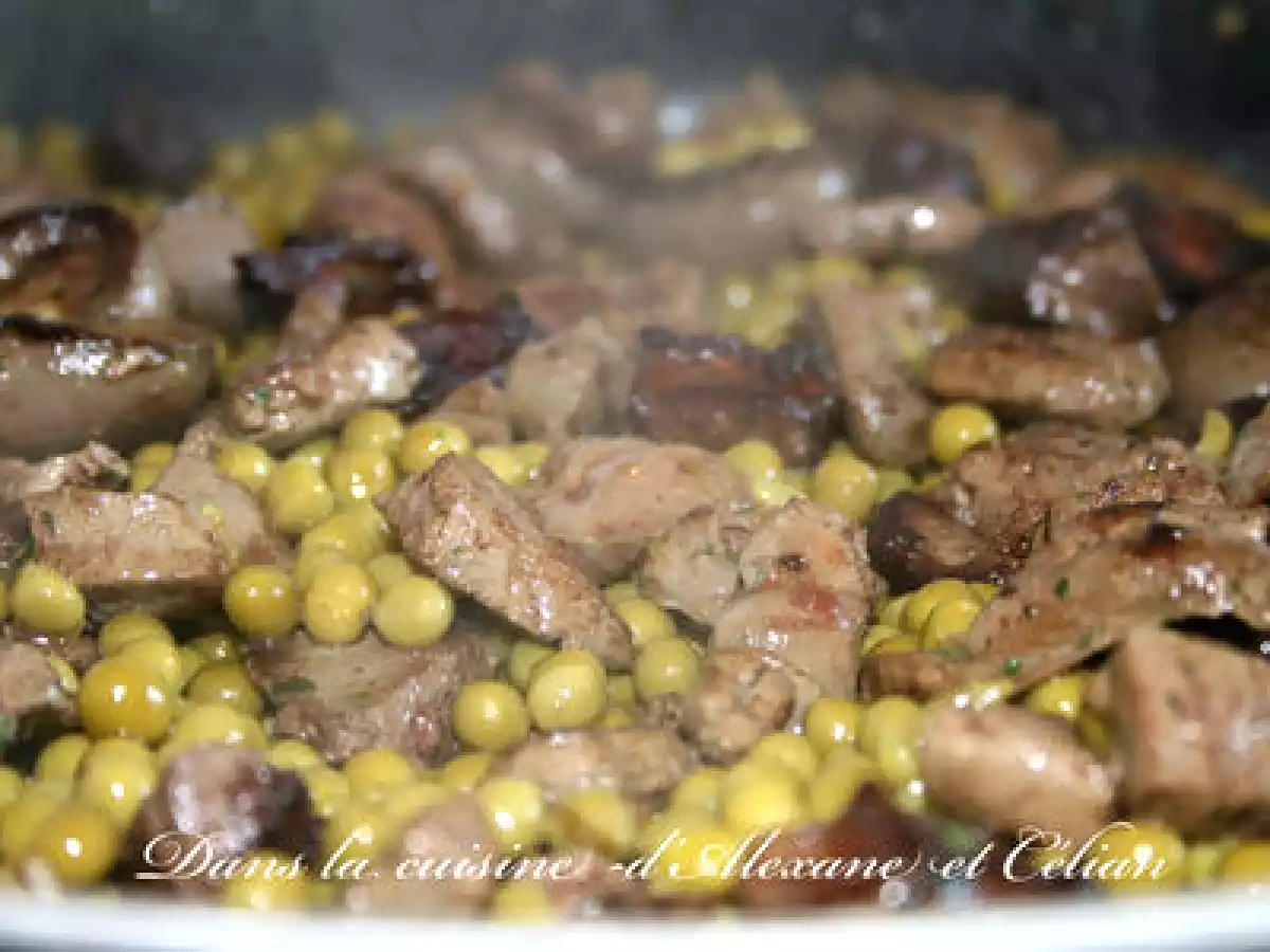 Abats d'Agneau et Petits Pois