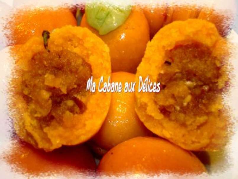 Abricots en pâte d'amandes, photo 1