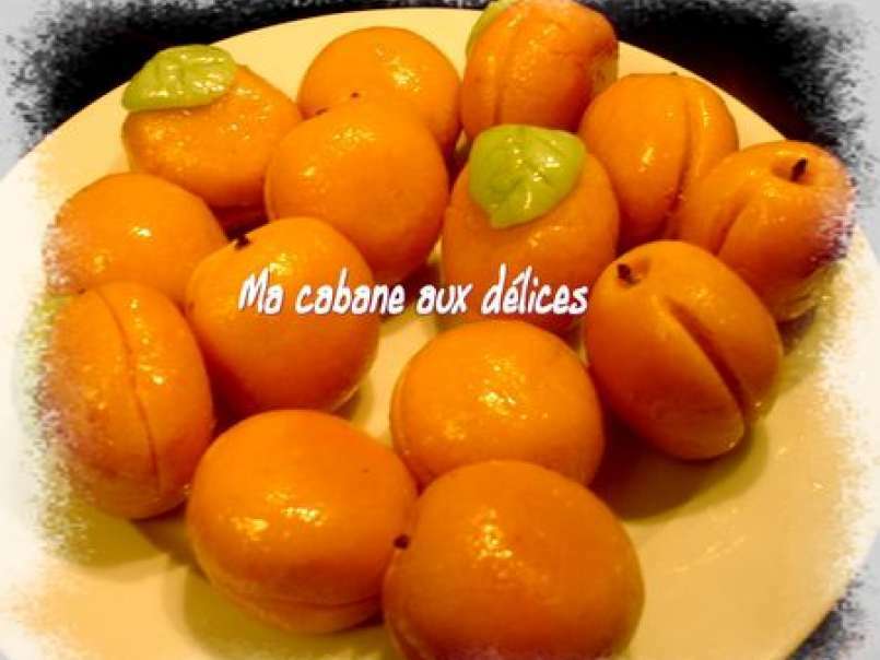 Abricots en pâte d'amandes, photo 2