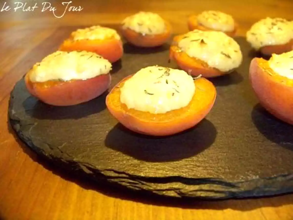 Abricots farcis au chèvre - photo 2