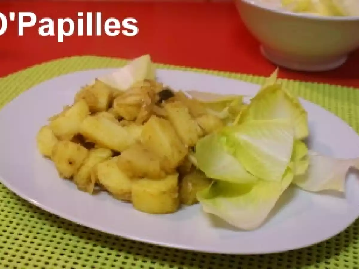 Accompagnement de pommes de terre au curry