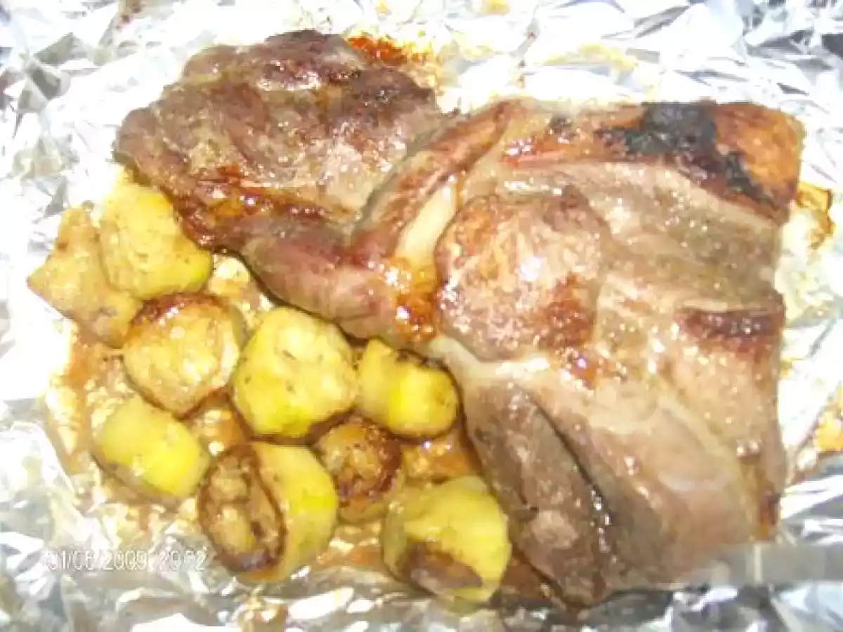 AGNEAU au four à l'indienne