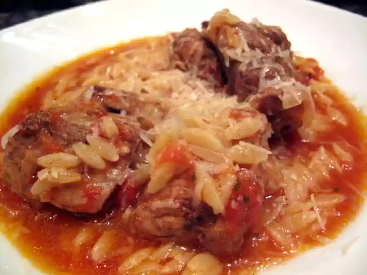 Agneau et avoinettes à la grèque