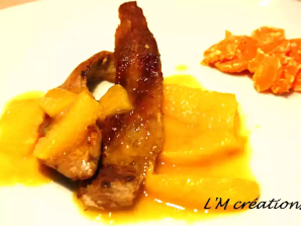 Aiguillettes de Canard à l'Orange