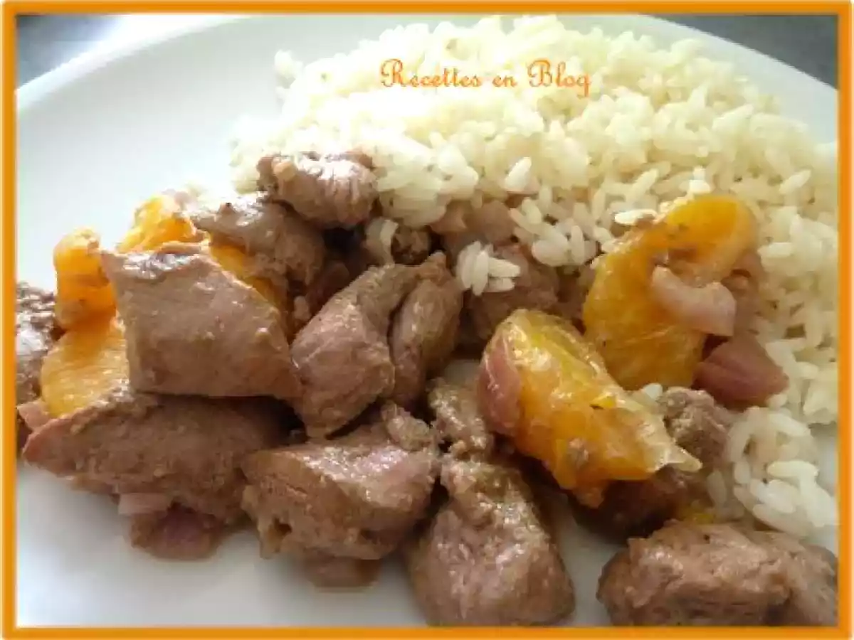 AIGUILLETTES DE CANARD AUX MANDARINES