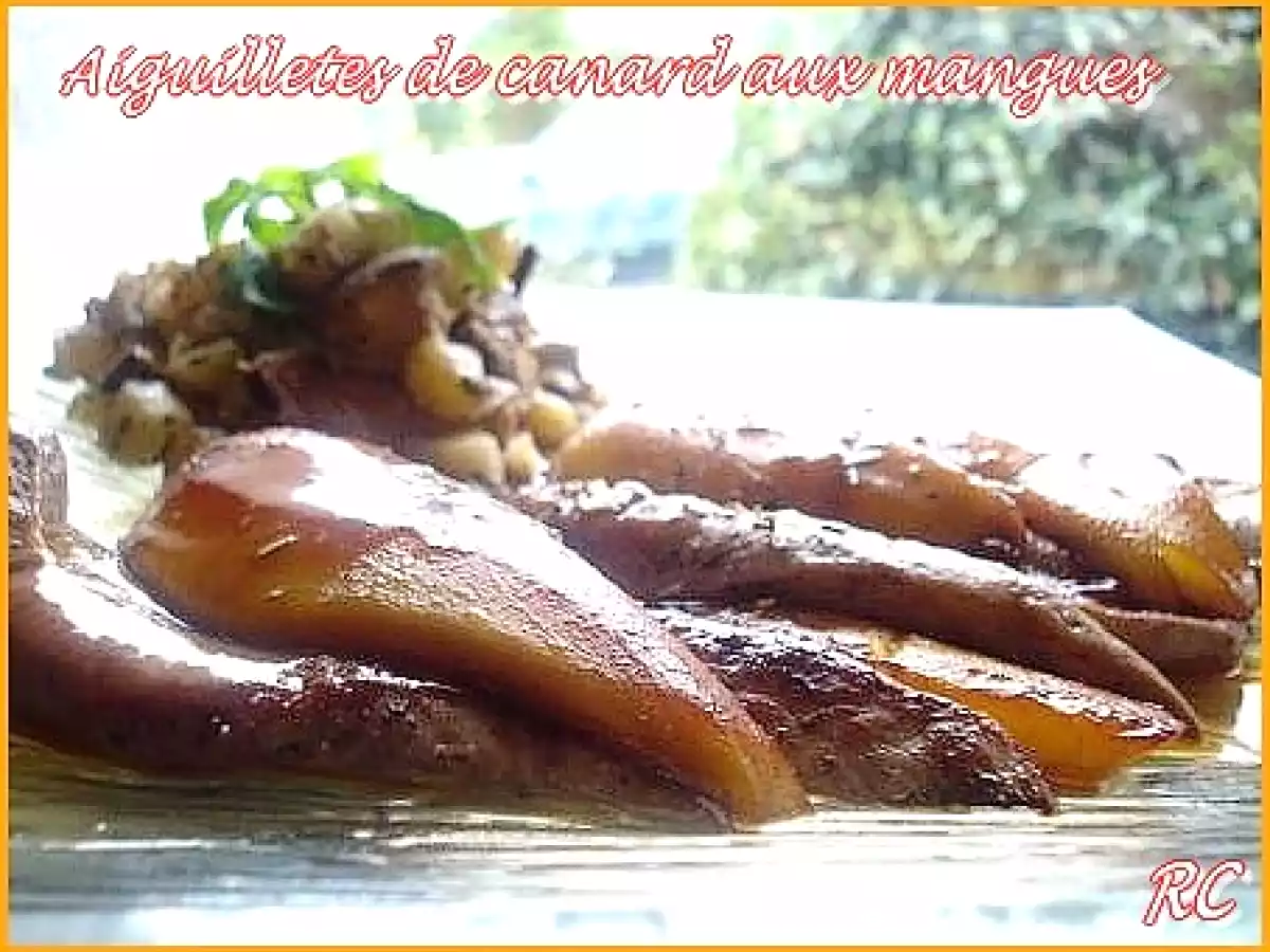 Aiguillettes de canard aux mangues - photo 2