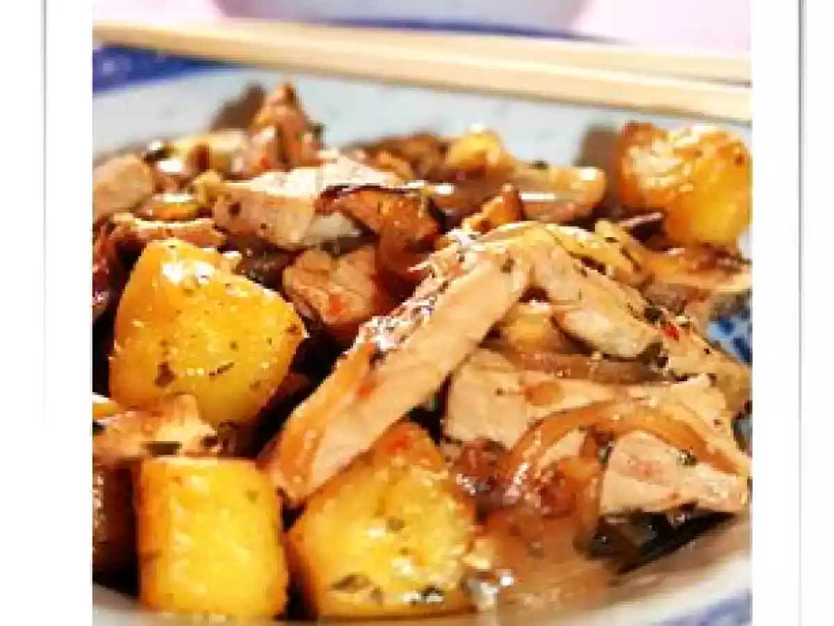 Aiguillettes de Porc à l'Ananas