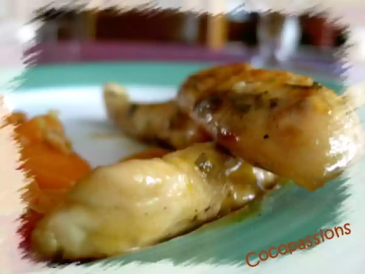 Aiguillettes de poulet à l'estragon et au miel