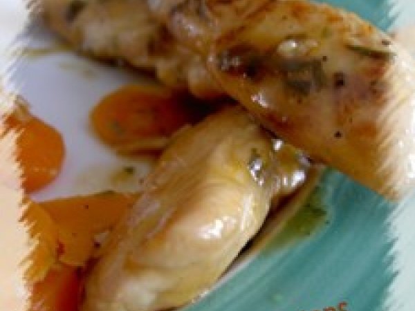 Aiguillettes De Poulet A L Estragon Et Au Miel Recette Ptitchef