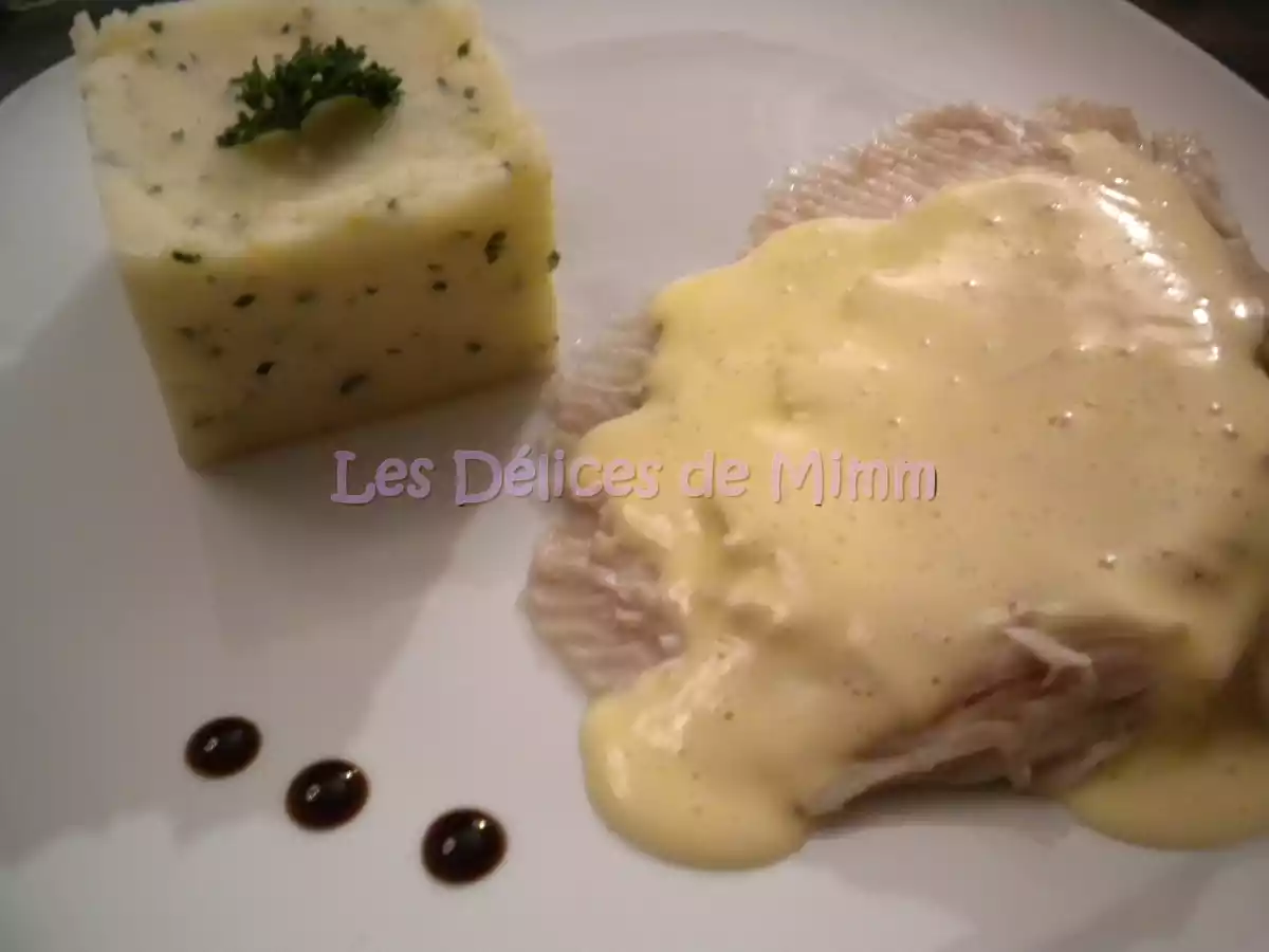Aile de raie sauce mousseline au Riesling - photo 2