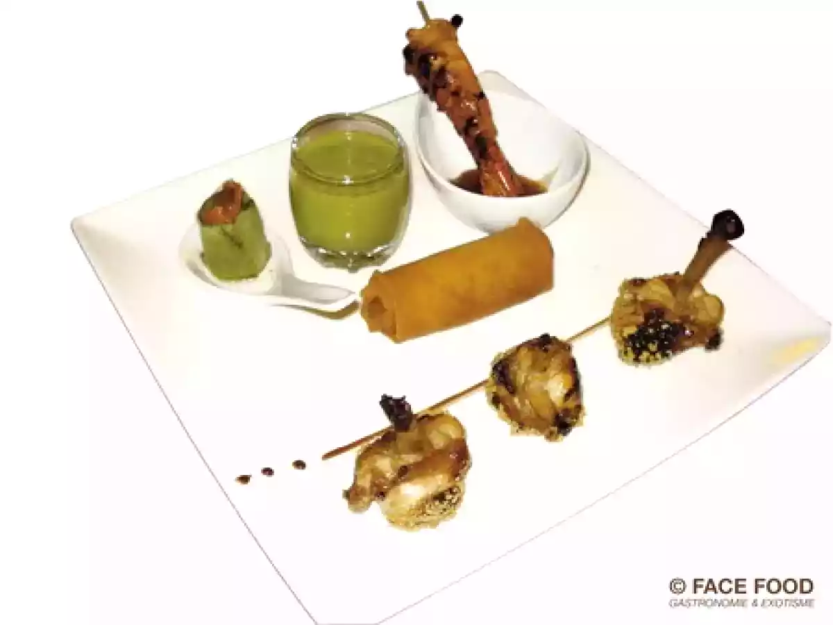 Ailes de poulets marinées façon thaï