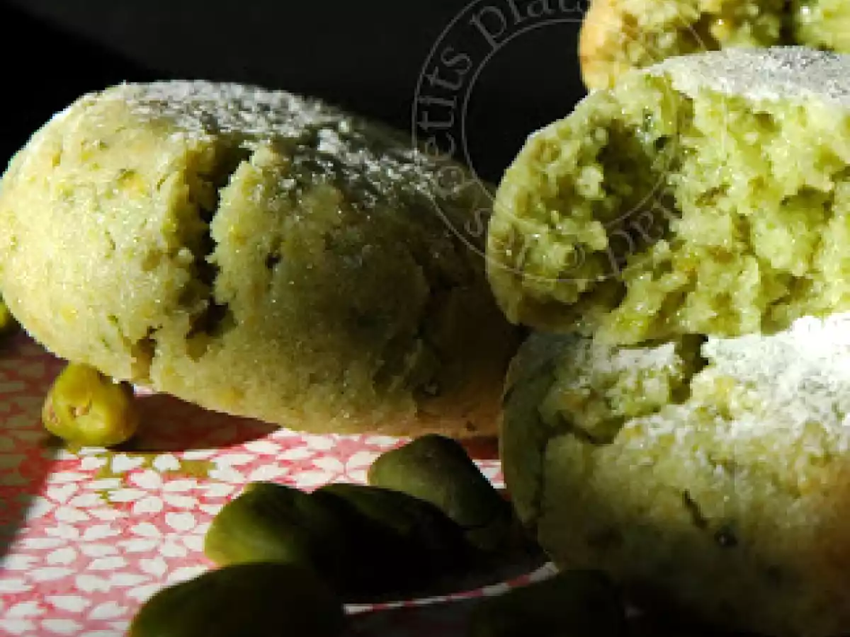 Amaretti fondants amande-pistache