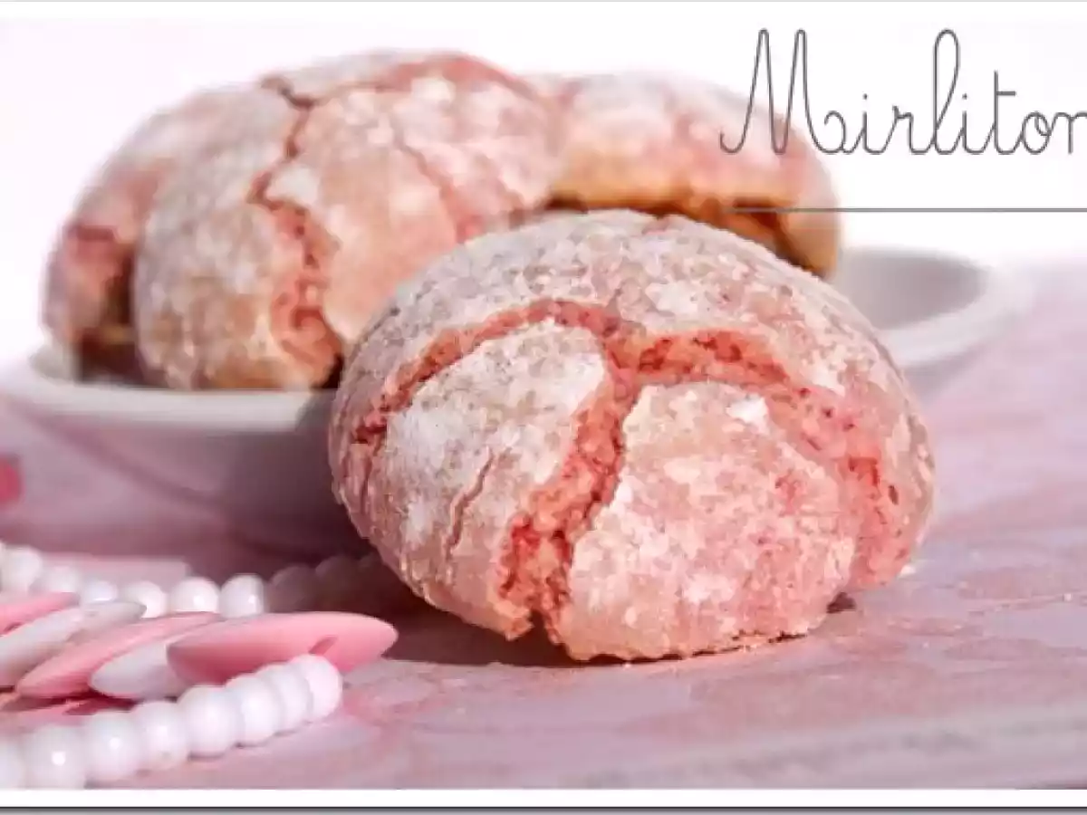 Amaretti moelleux aux biscuits roses - photo 2