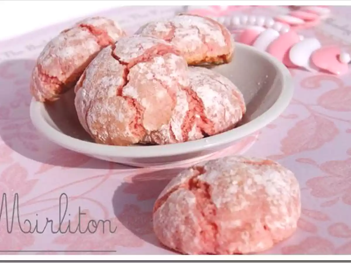 Amaretti moelleux aux biscuits roses - photo 3