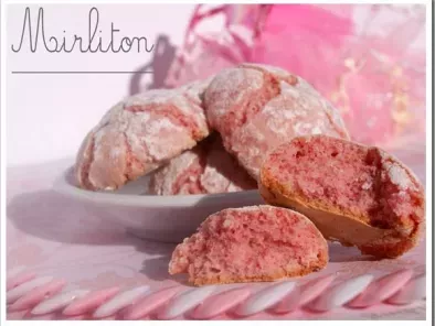 Amaretti moelleux aux biscuits roses