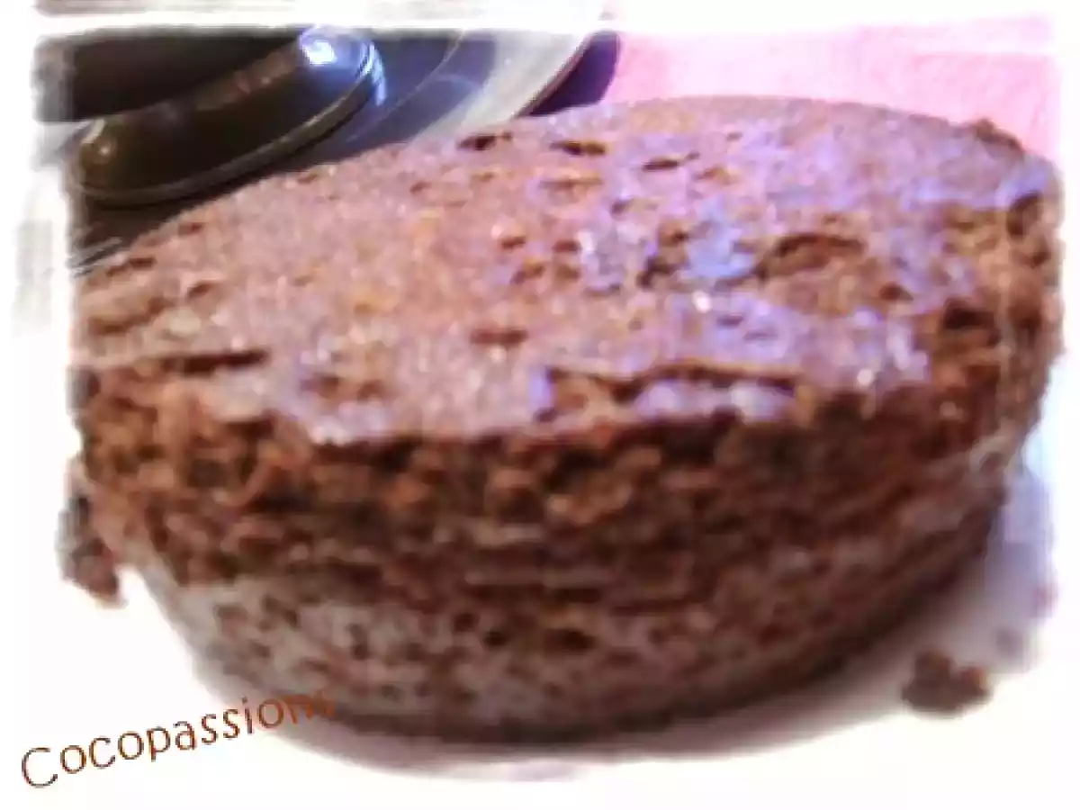 American chocolate cake au micro ondes
