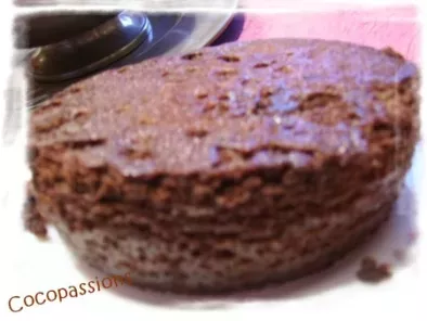 American chocolate cake au micro ondes