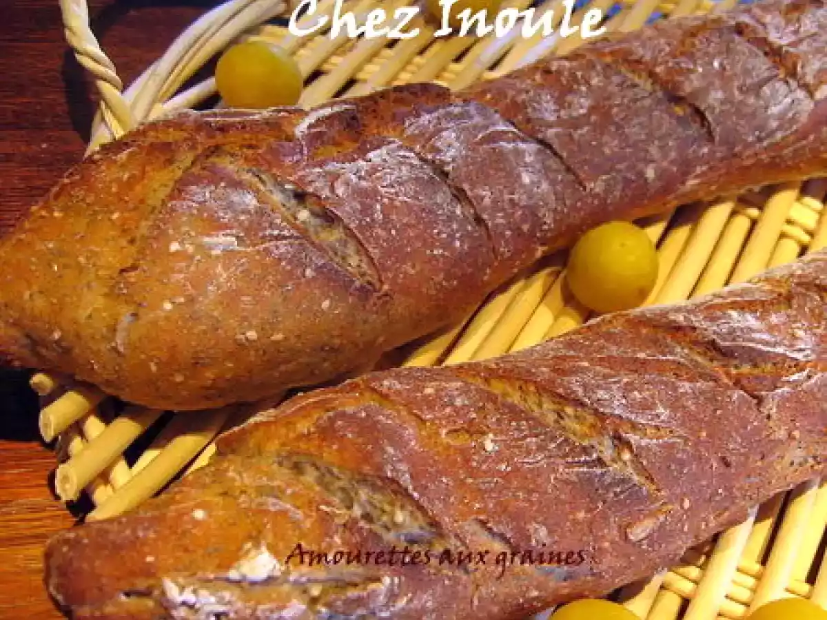 Amourettes aux graines et germes de blé (levain naturel)