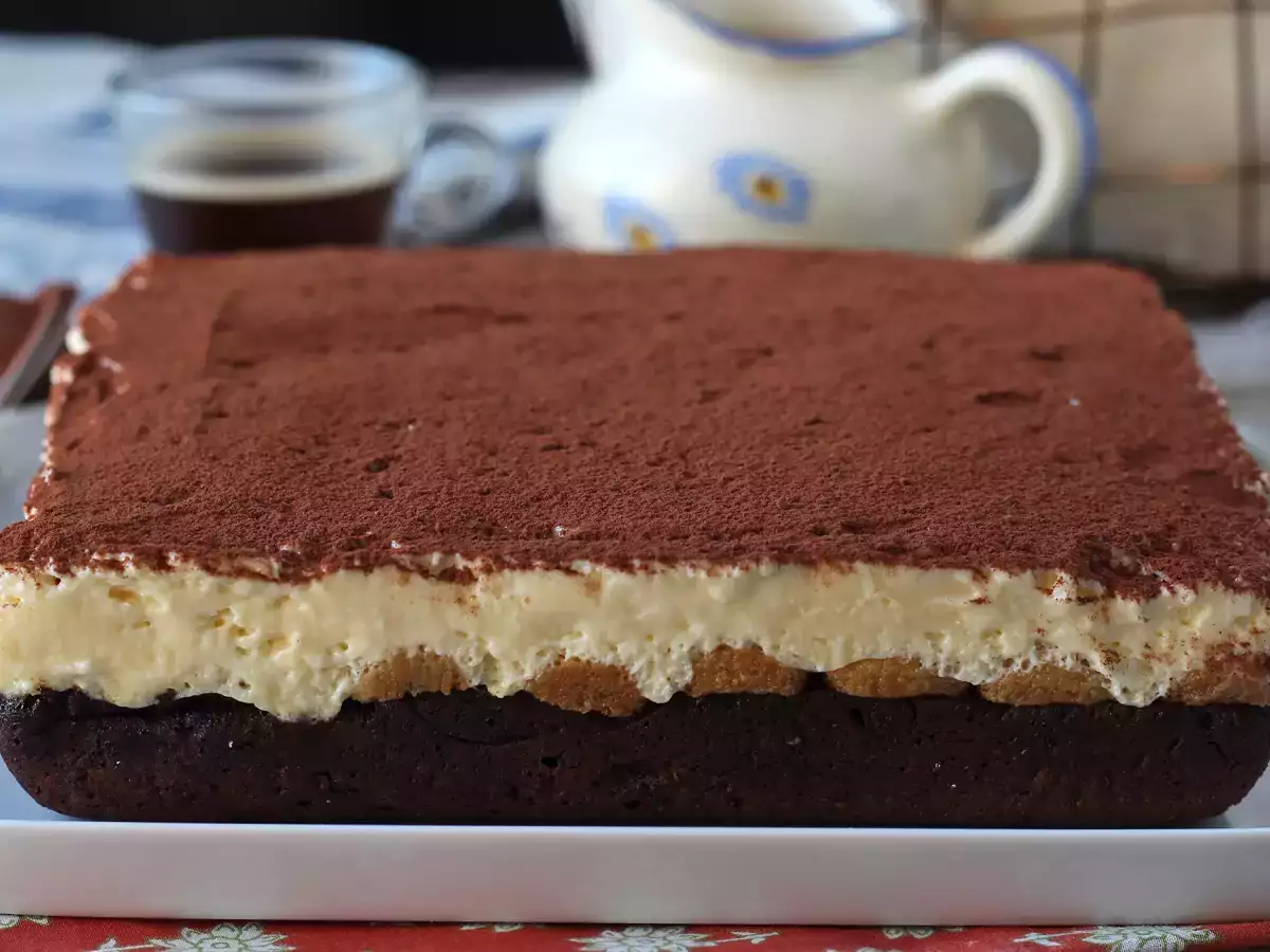Amoureux de brownie et de tiramisu, on a le gâteau parfait pour vous : Le browniemisu! - photo 6
