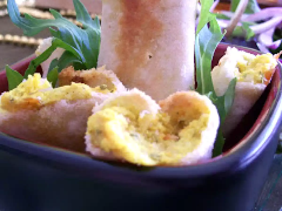 Amuses-Bouche Roulés au poulet et cari - photo 2