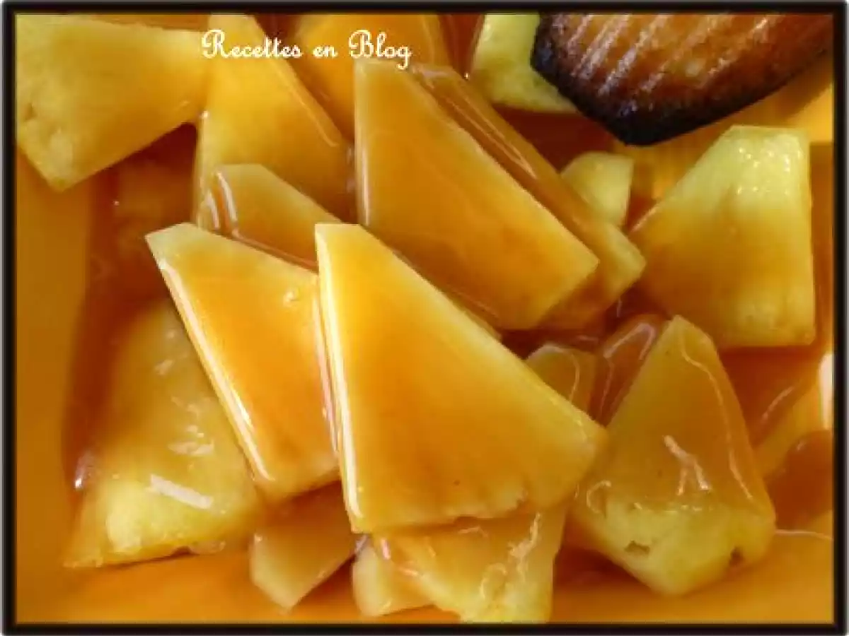 ANANAS A LA CRÈME DE CARAMEL AU BEURRE SALE - photo 2