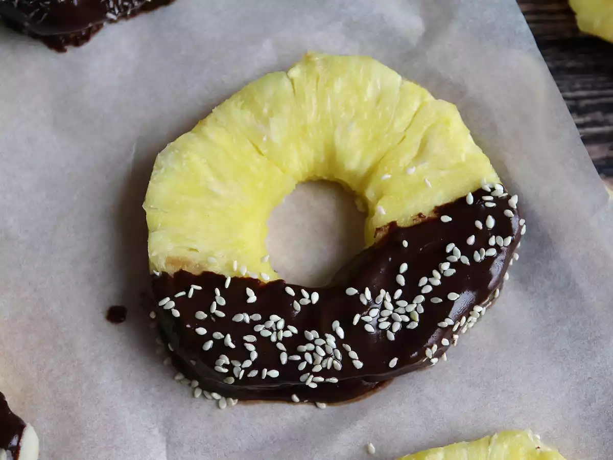 Ananas au chocolat: le dessert parfait à faire avec les enfants - photo 3