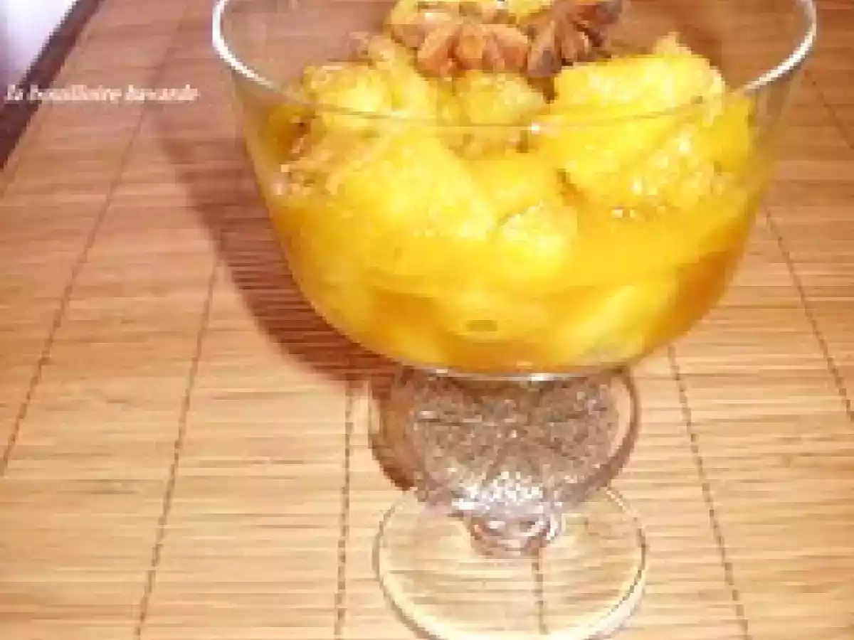 Ananas poêlé aux épices