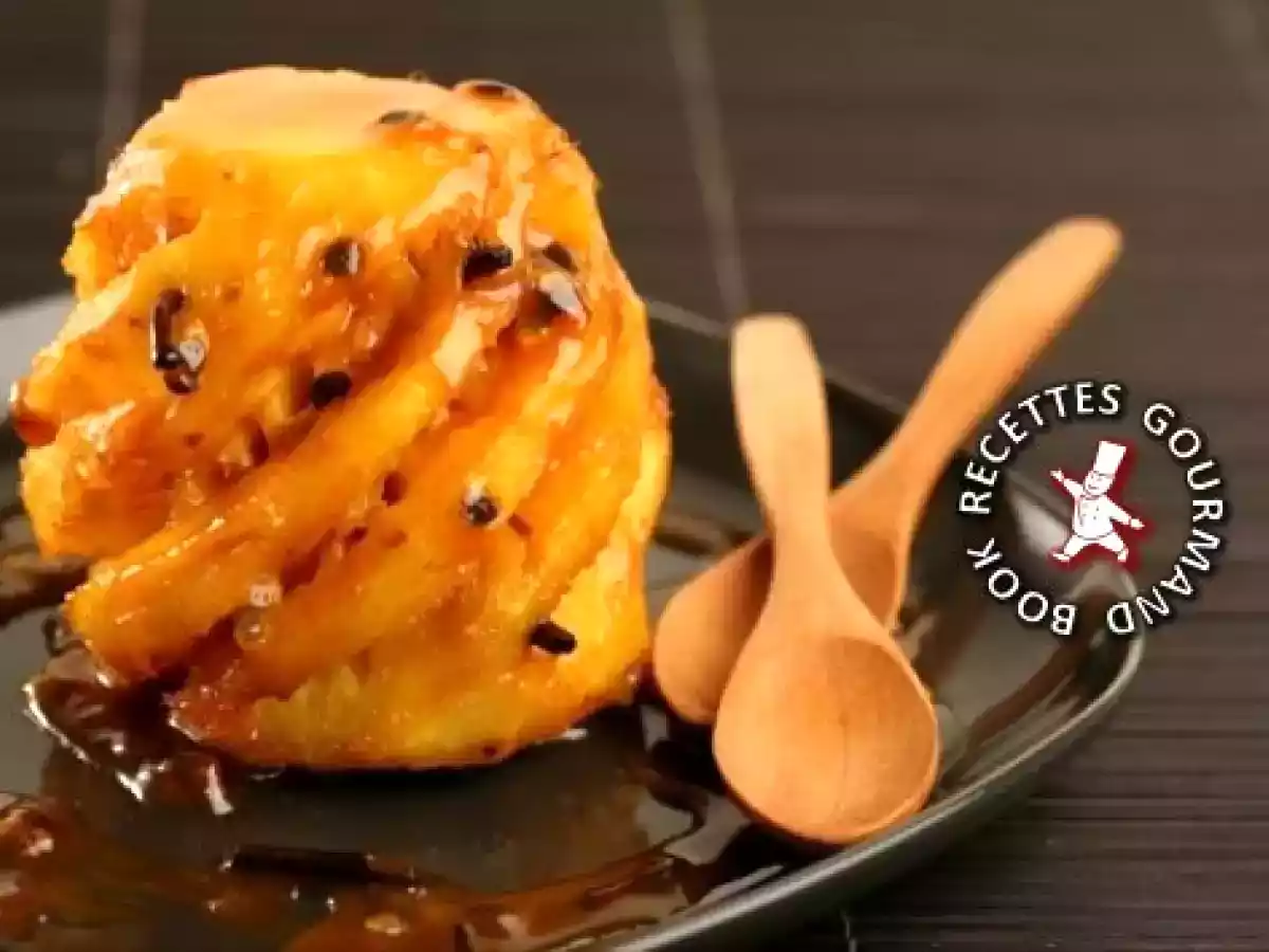 Ananas rôti à la broche