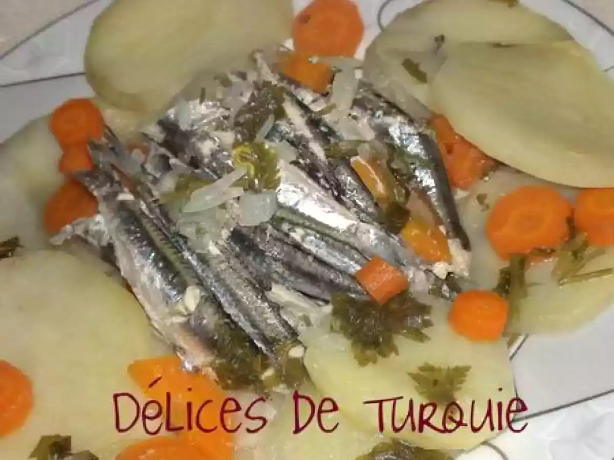 Anchois frais et légumes de saison au four - photo 2