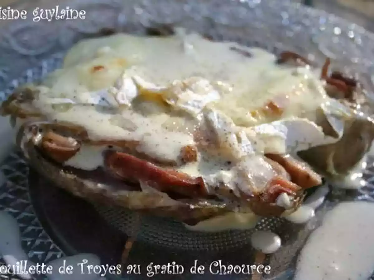 Andouillette de Troyes au gratin de Chaource - photo 2