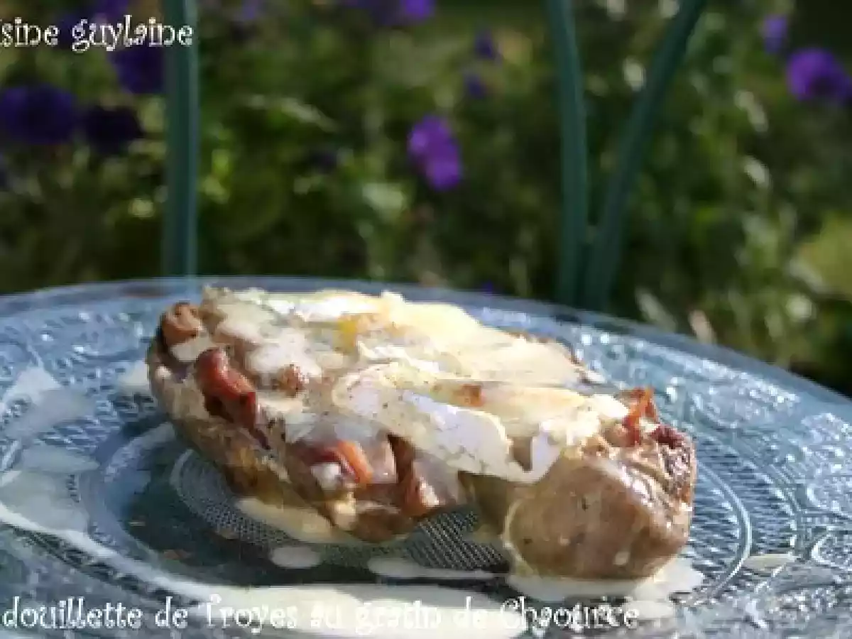 Andouillette de Troyes au gratin de Chaource - photo 3