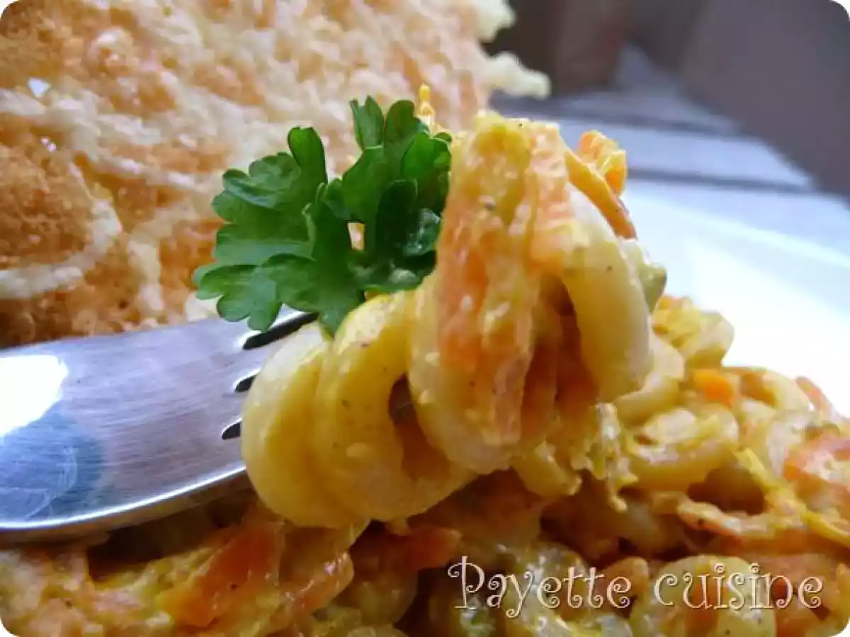 Anelletti aux légumes et sa tuile de fromage - photo 2