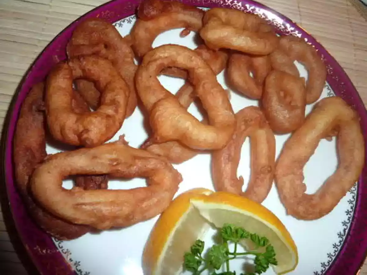 Anneaux de calamar à la romaine