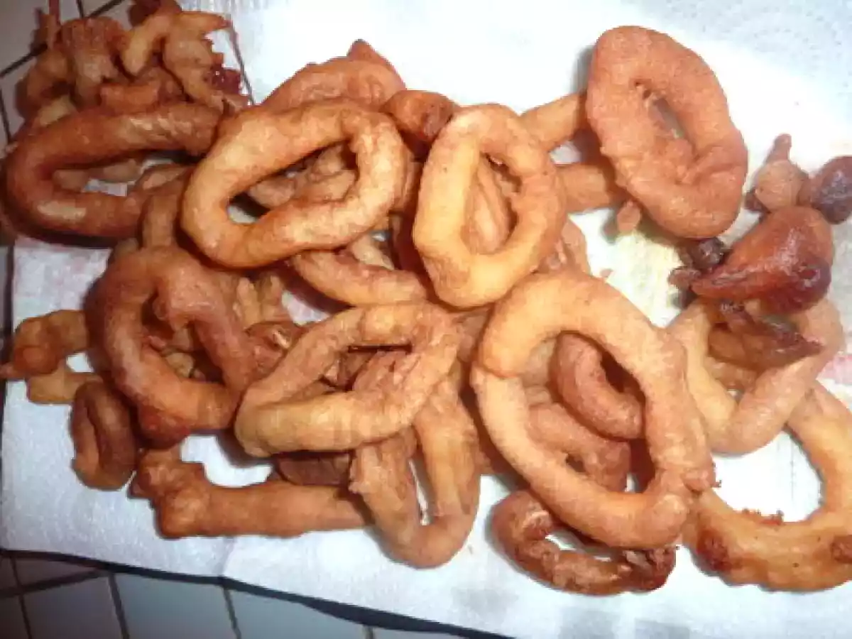 Anneaux de calamar à la romaine - photo 2