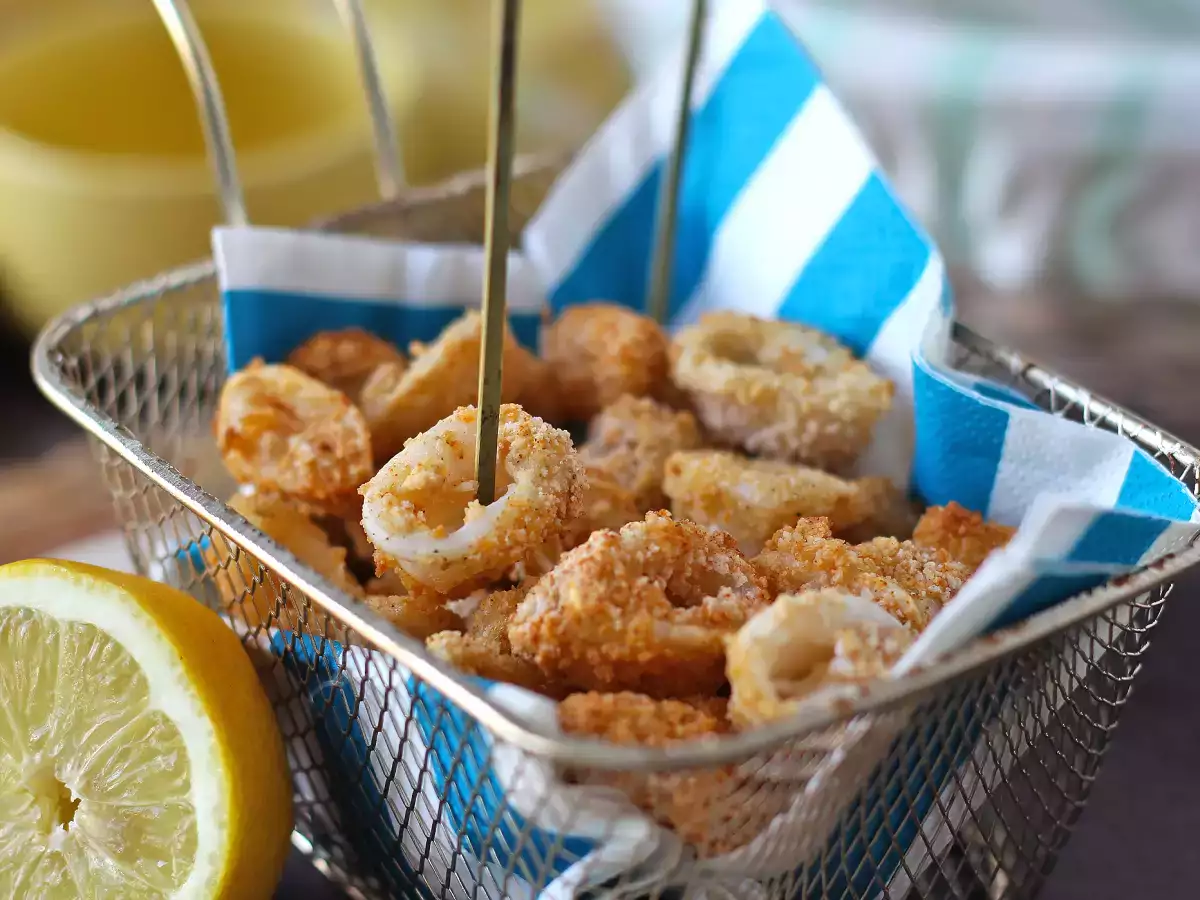 Anneaux de calamars au air fryer : croustillants, dorés et faciles à faire - photo 2