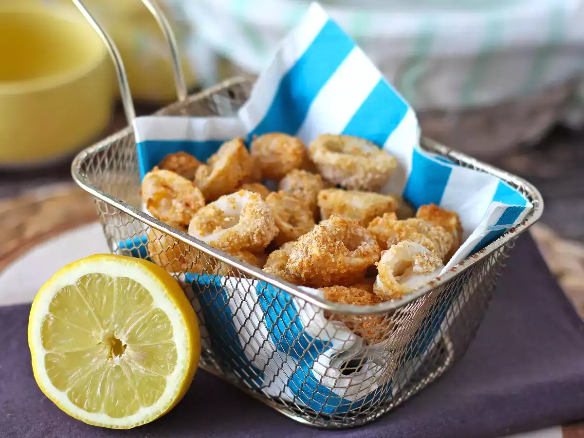 Anneaux de calamars au air fryer : croustillants, dorés et faciles à faire - photo 3