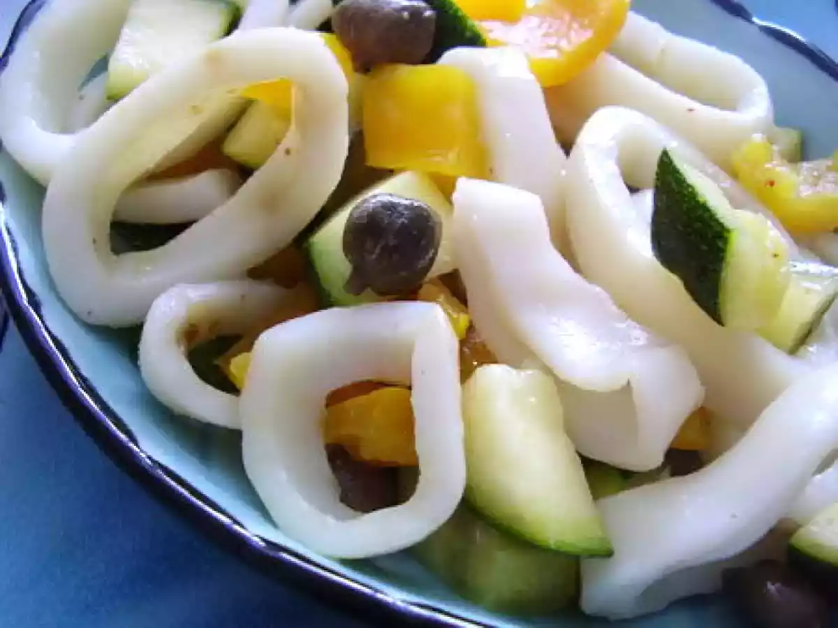 Antipasti de calamars.