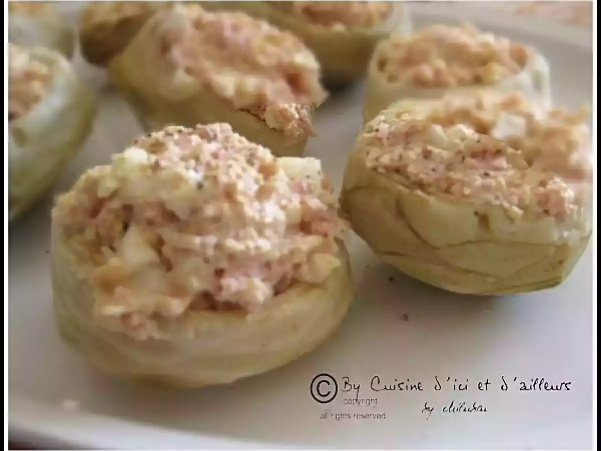 Artichaut farcis aux oeufs & jambon