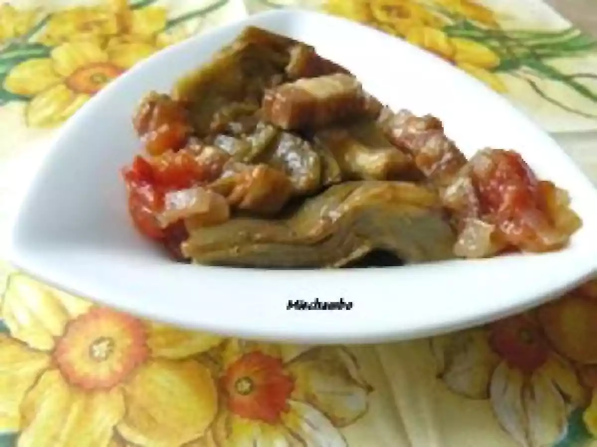 Artichauts violets en Barigoule, chapons aillés. - photo 2