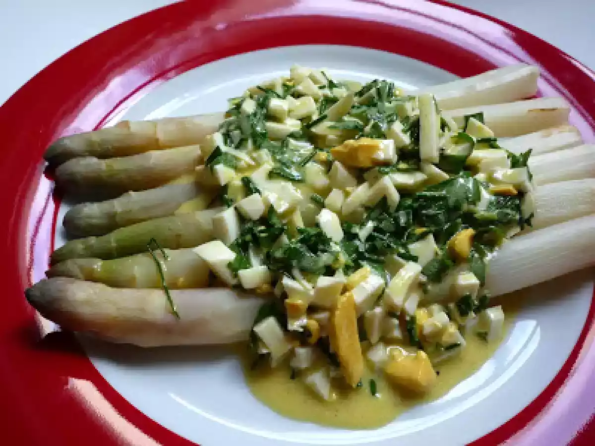 Asperges à la sauce Gribiche -Sauce mit Spargel - photo 2