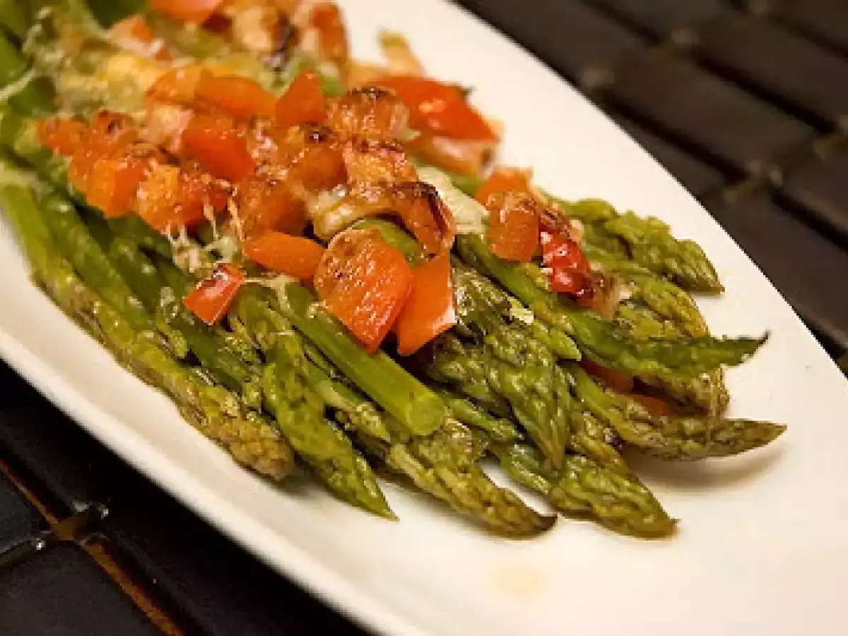 Asperges gratinées à la raclette - photo 2