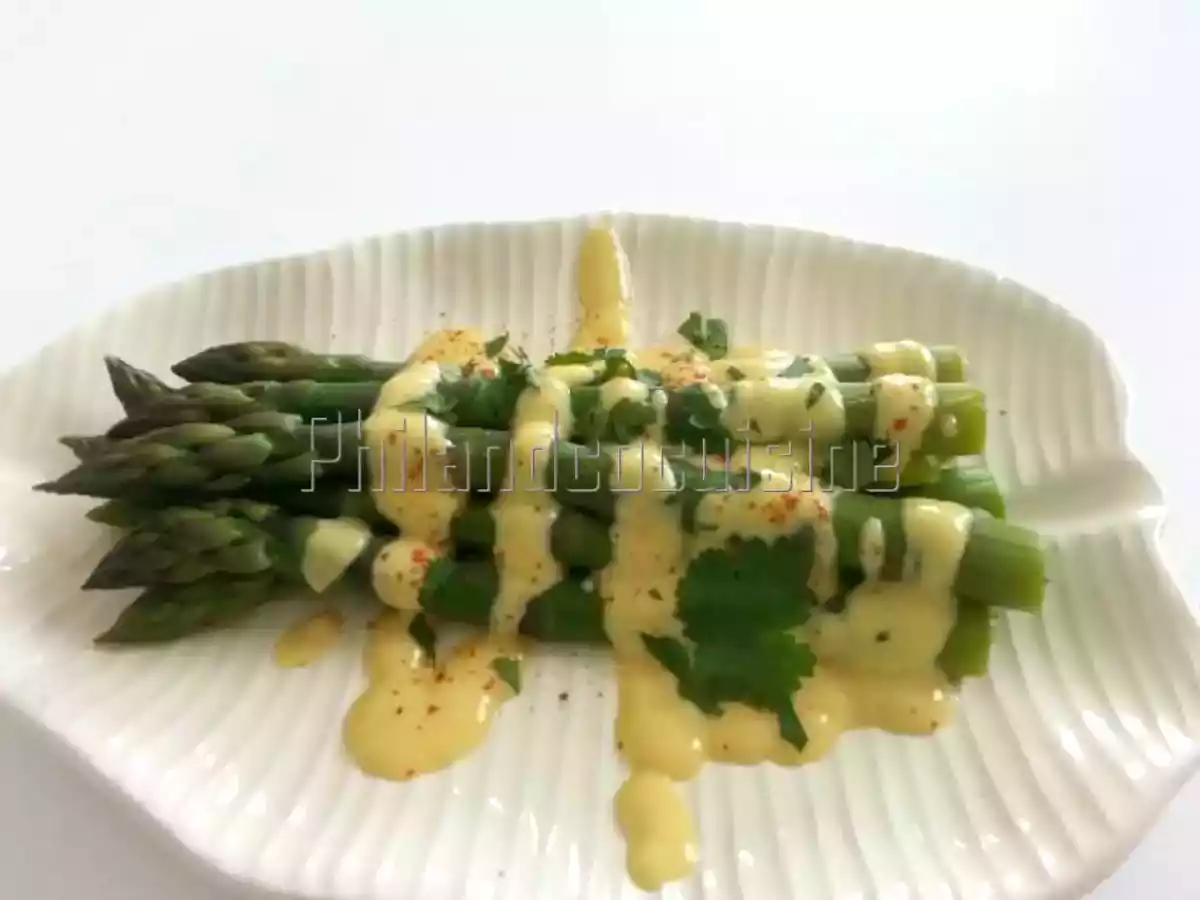 Asperges vertes au sabayon d'orange - photo 2