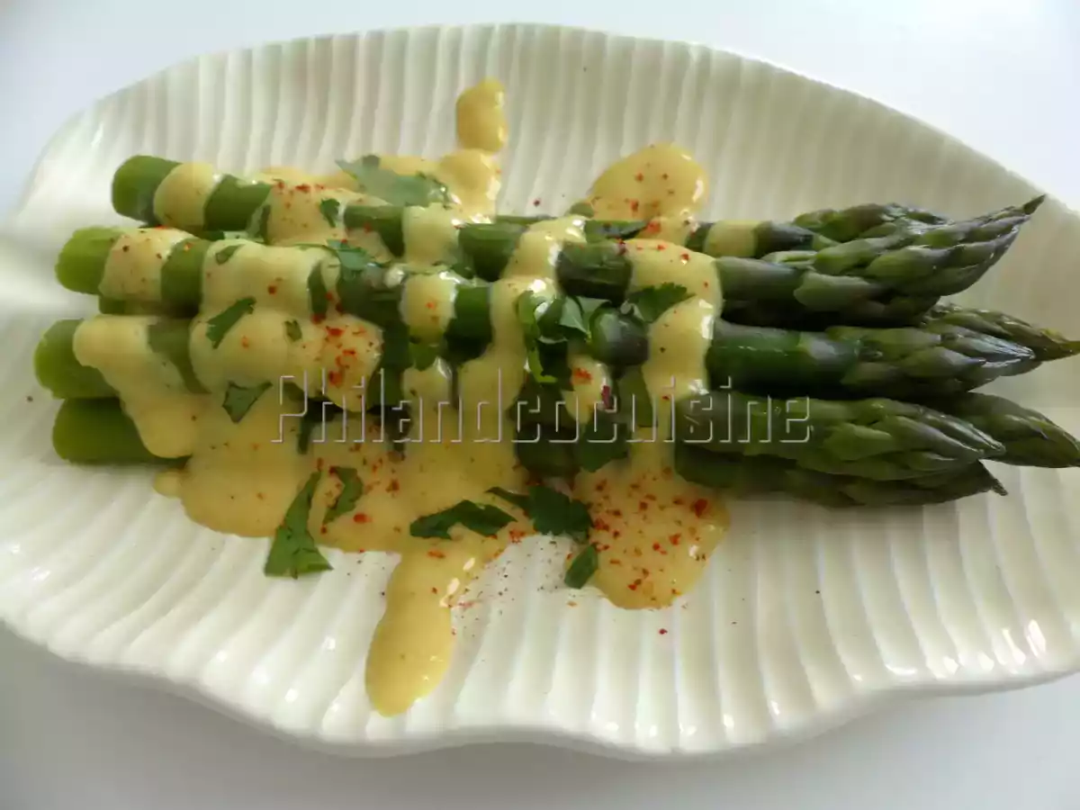 Asperges vertes au sabayon d'orange - photo 3