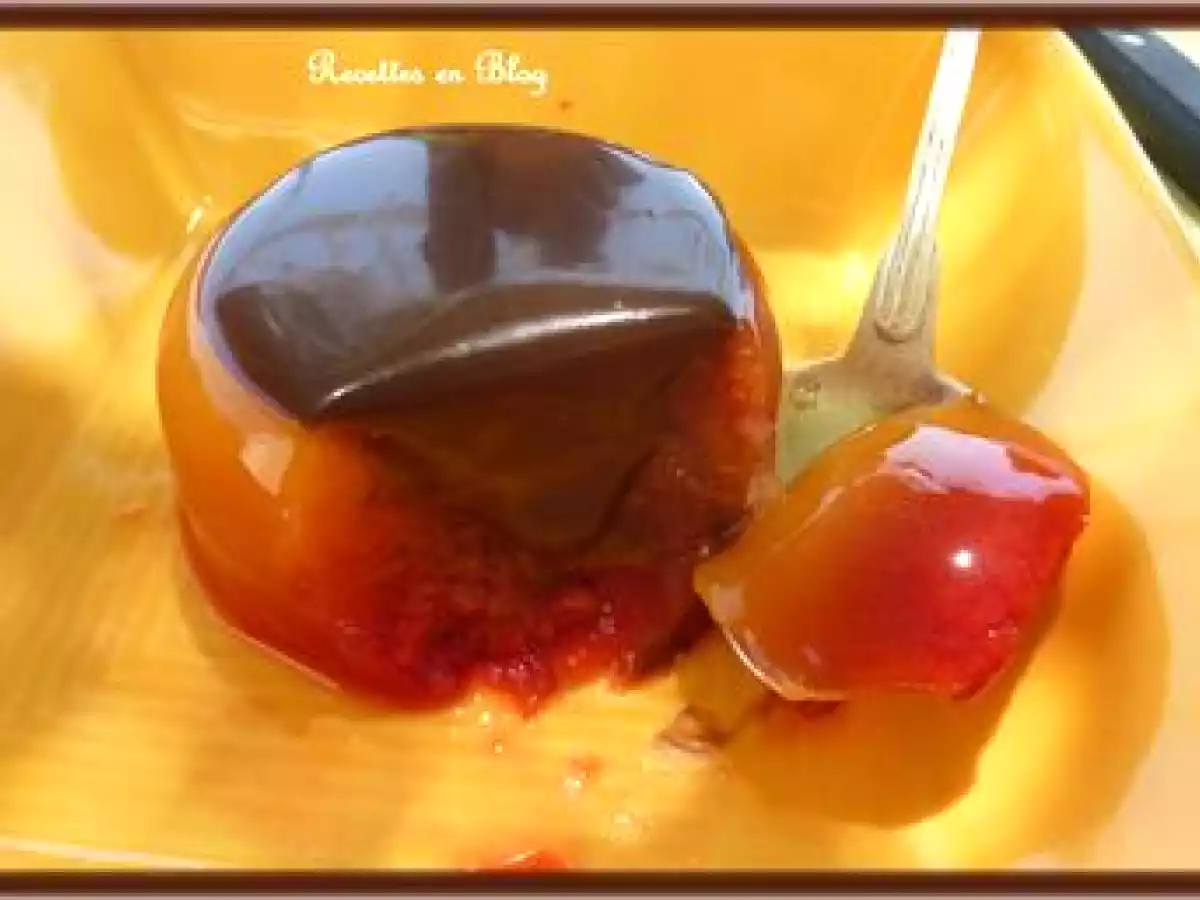 ASPIC D'ORANGES AUX FRAMBOISES ET AU CHOCOLAT NOIR