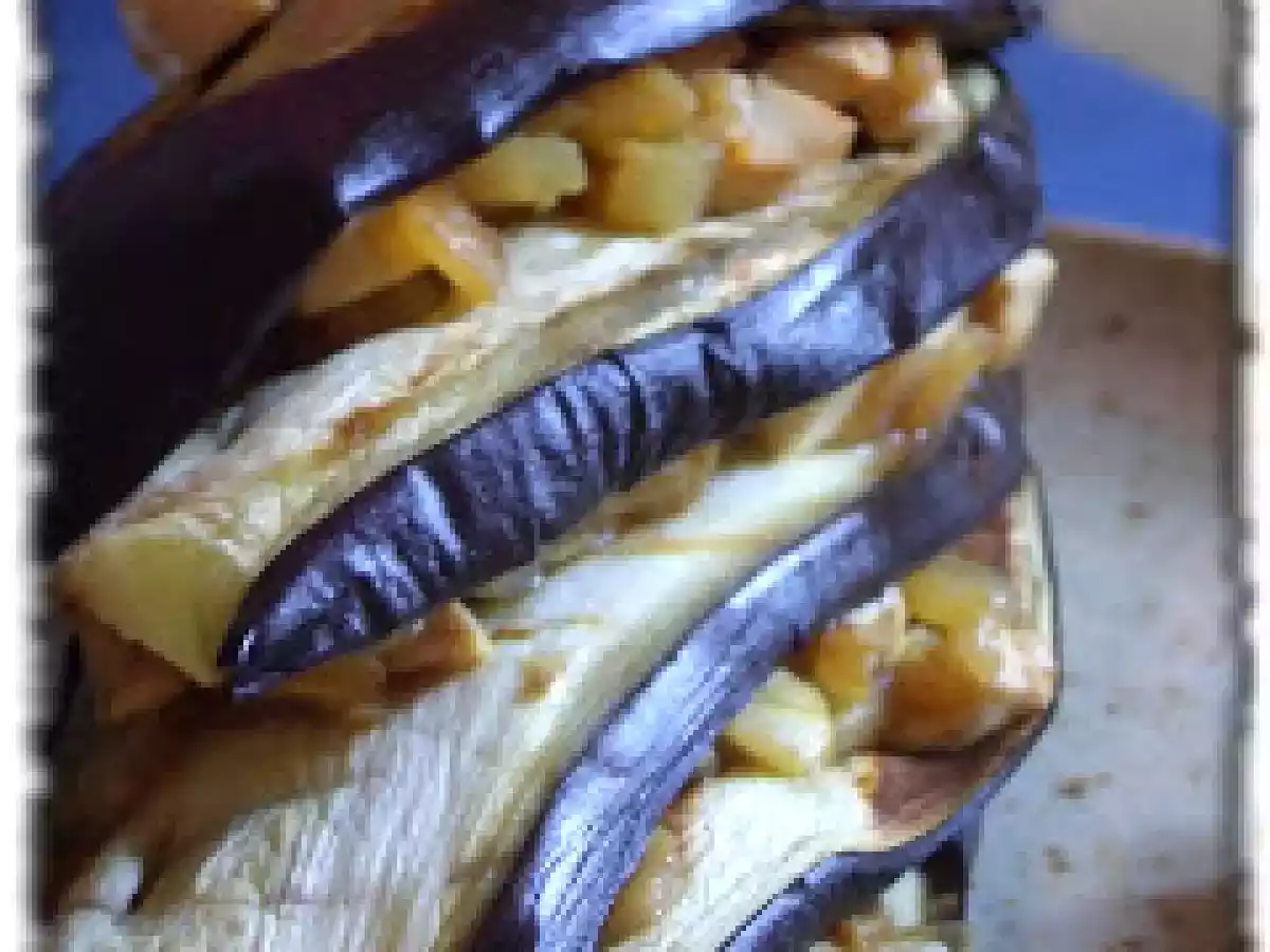 Aubergine grillée, Cougette et Tofu au curry - photo 2