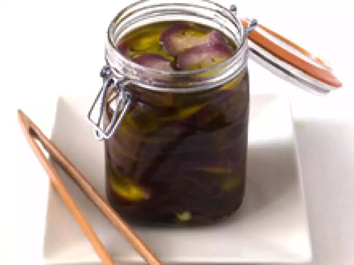 Aubergines à l'huile et au vinaigre