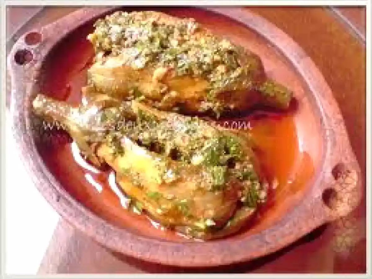 Aubergines à la chermoula (marinade)