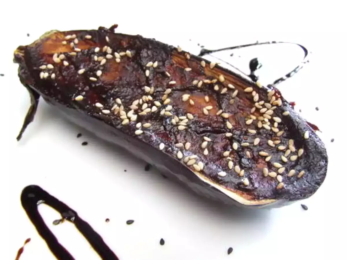 Aubergines caramélisées au miso & sésame - photo 2