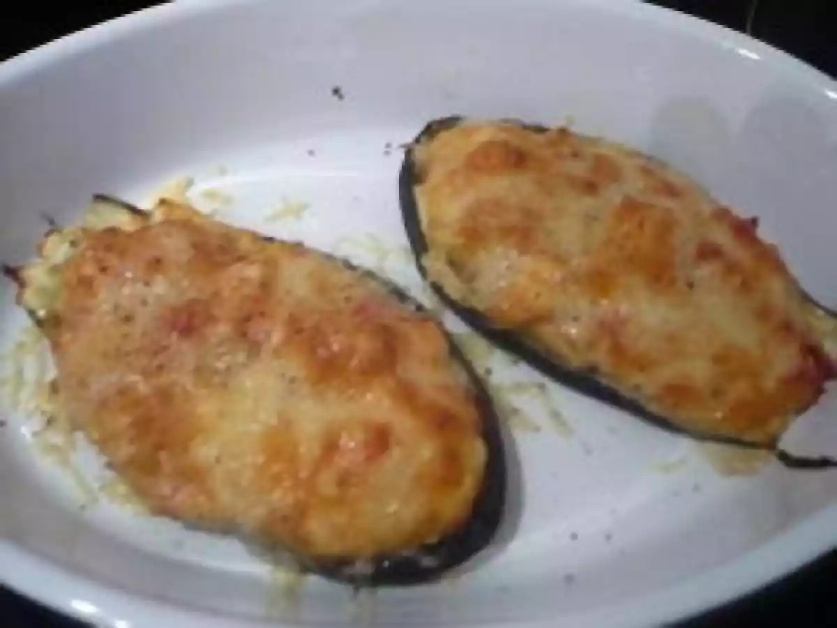 Aubergines farcies à la végétarienne ou comment faire manger des légumes à un Homme !